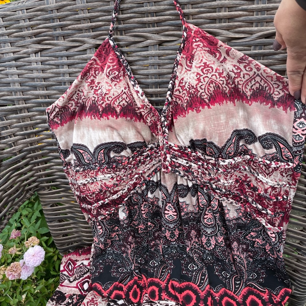 Vanity XL bohemian style halter long sundress. Worn once to a wedding.